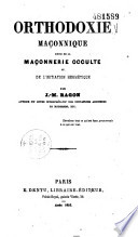 «Масонская ортодоксия», 1853.