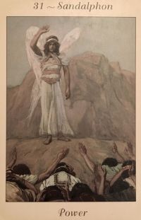 Сандалфон, из колоды карт оракула «Благословение Ангела» Кимберли Маруни