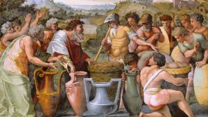 «Авраам и Мелхиседек». Рафаэль Санти, 1517 - 1519 гг.