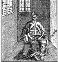 Ведьма в оковах, XVII в.