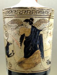 Ника из Лувра. Аттический лекиф, ок. 480 г. до н.э.