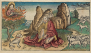 Богоявление Моисею. Нюренбергская хроника, 1493
