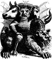 Изображение Асмодея из  Коллена де Планси