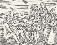 Детей ведьм знакомят в субботу. Гравюра из «Compendium Maleficarum» , Милан, 1626