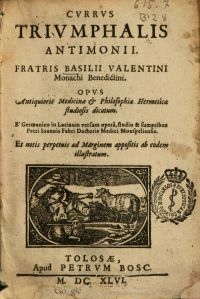 «Триумфальная колесница антимония», 1646